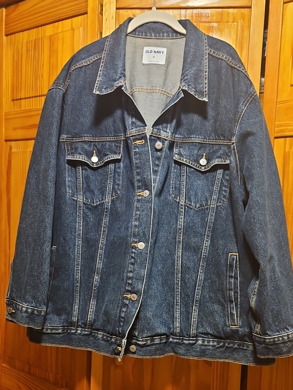 Old Navy Dark Blue Classic Denim Jacket - Picture 4 of 4